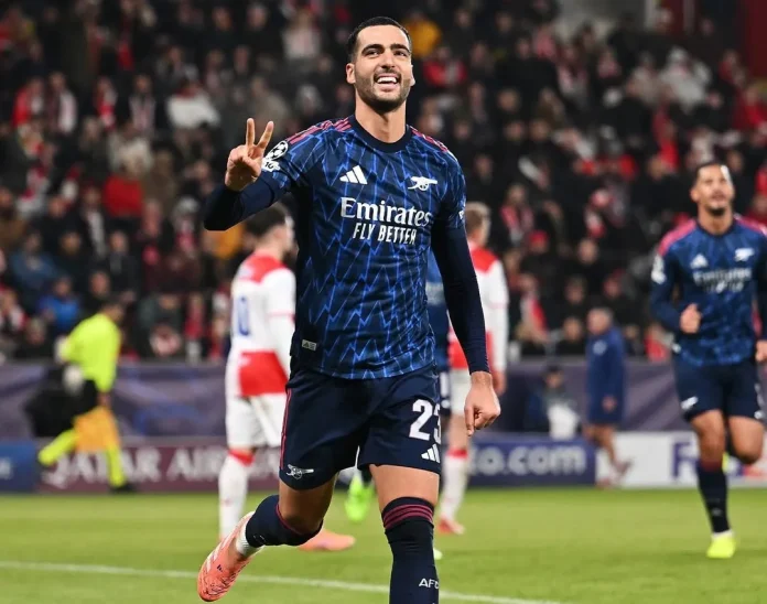 Mikel Merino mencetak dua Arsenal vs Slavia Prague