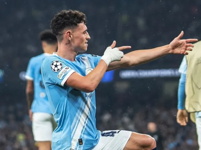 Phil Foden cetak 2 gol di laga UCL Manchester City vs Borussia Dortmund