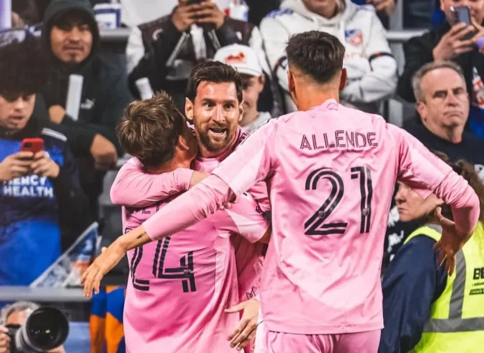 Lionel Messi 1 gol dan 3 assist Inter Miami vs Cincinnati