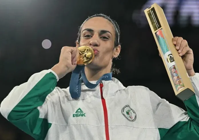 Khelif memenangkan medali emas kelas welter putri pada Olimpiade Paris 2024 (1)