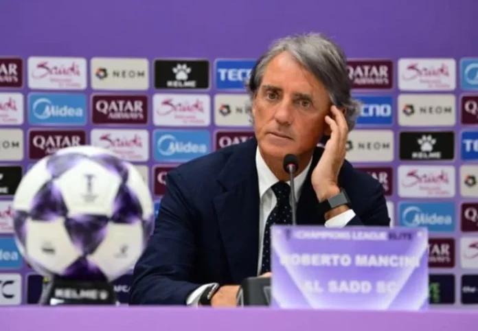 Roberto Mancini memuji penampilan Al Sadd banyak peluang, mencetak dua gol, dan mengamankan tiga di Liga Champions Asia (1)