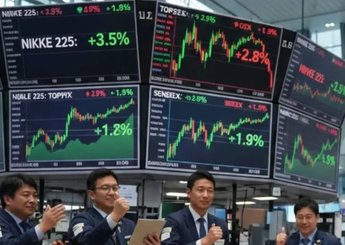 Kemenangan Sanae Takaichi berdampak pada lonjakan pasar saham Asia