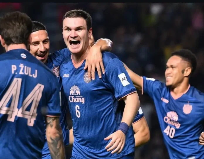 Curtis Good gol Buriram United vs Shanghai Shenhua
