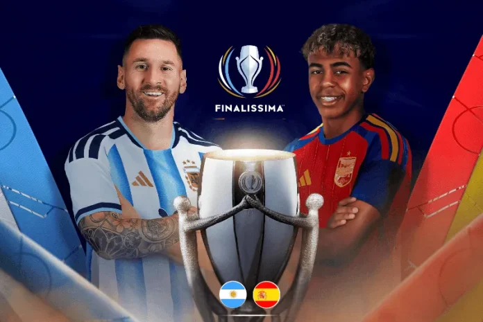 Finalissima 2026, mempertemukan juara Euro (Spanyol) dan juara Copa América (Argentina) 2026 ditunda. (1)