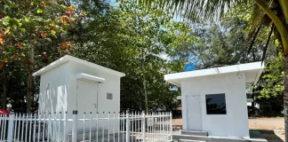 HF Radar di Pantai Taman Anas Malik Pariaman untuk pemantauan laut dan deteksi dini tsunami.