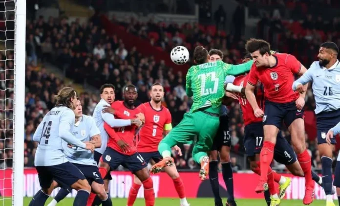 Harry Maguire sempat dipanggil Tuchel ke skuad Inggris pada Maret 2026, di mana ia tampil mengesankan dalam hasil imbang 1-1 melawan Uruguay (1) Harry Maguire sempat dipanggil Tuchel ke skuad Inggris pada Maret 2026, di mana ia tampil mengesankan dalam hasil imbang 1-1 melawan Uruguay.