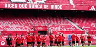 Skuad Sevilla berjuang keluar dari ancaman degradasi LaLiga menjelang akhir musim 2025-2026.