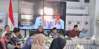 Wakil Wali Kota Maigus Nasir memimpin High Level Meeting TPID Kota Padang di Gedung Putih