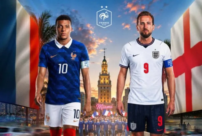 Kylian Mbappe vs Harry Kane di laga Prancis vs Inggris juara 3 Piala Dunia 2026