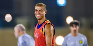 Cristiano Ronaldo latihan bersama Al Nassr jelang menghadapi Al Ittihad.