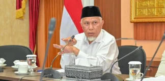 Gubernur Sumatera Barat Mahyeldi Ansahrullah.