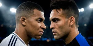 Kylian Mbappe dan Lautaro Martinez berhadapan dalam duel Real Madrid vs Inter di Liga Champions 2026/27.