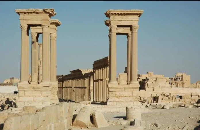 Reruntuhan kota kuno Palmyra di Suriah